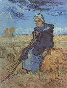 Vincent Van Gogh The Shepherdess (nn040 oil painting on canvas
